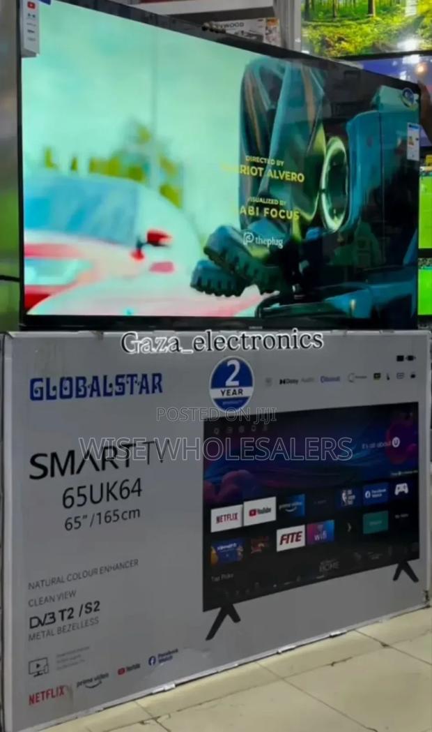 Globalstar 65" Smart Tv With Bluetooth And Double Remote