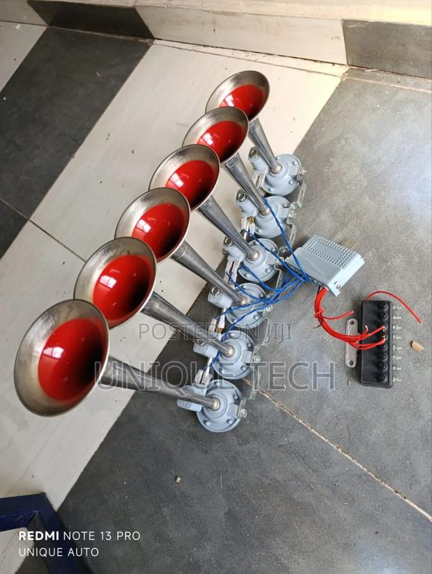 Pararila Air Horn – 6-pipe Strong Tone For Big Cars /Horn