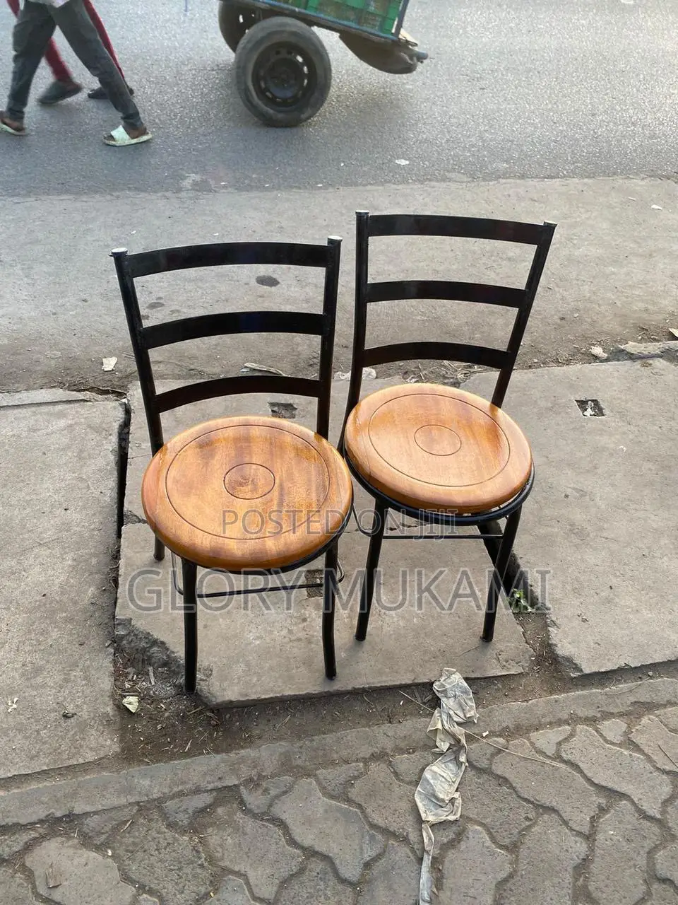 Restaurant And Bar Wooden Mahogany Chairs