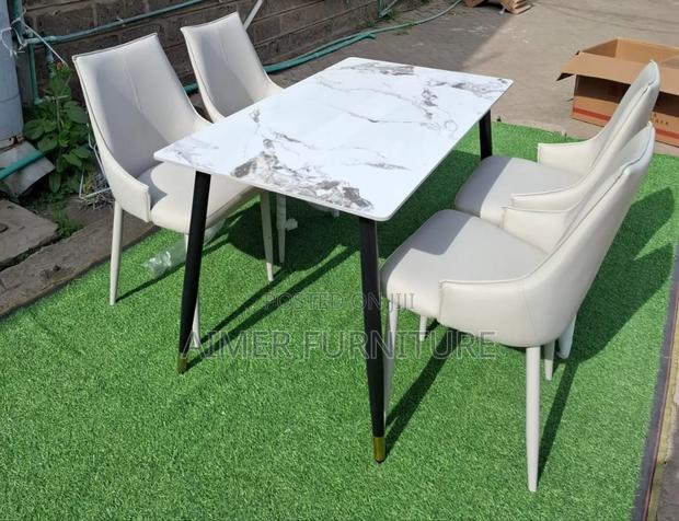 Marble Top Dining Set -4 Seater