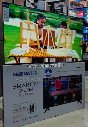 Globalstar 55" Smart Tv With Bluetooth Free To Air Channel
