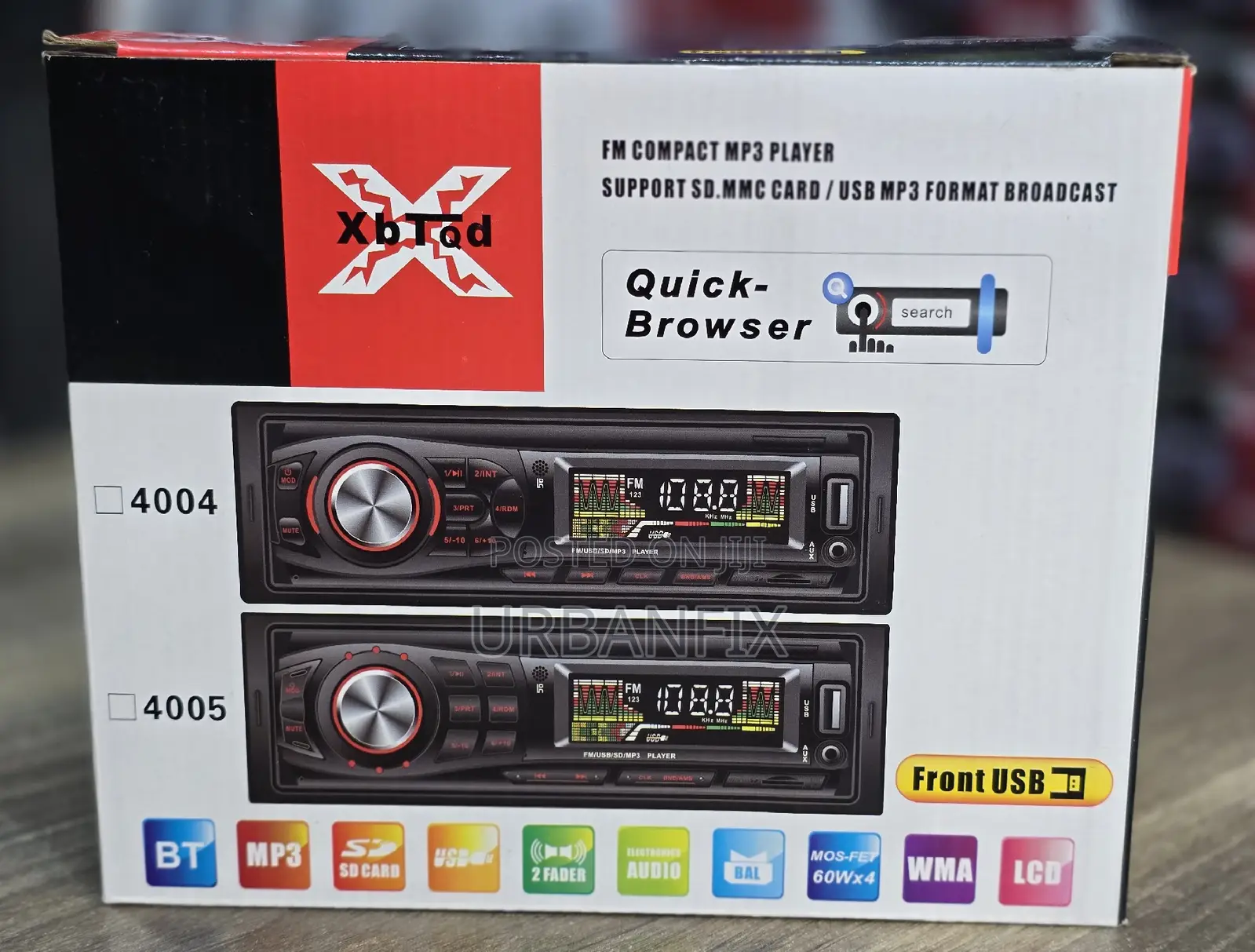 X-Plode Bluetooth Car Radio With Fm, Usb, Aux