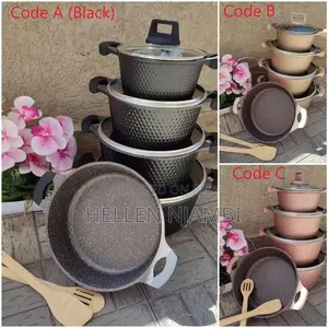 Unique 12pcs Non-Stick Cookware Set