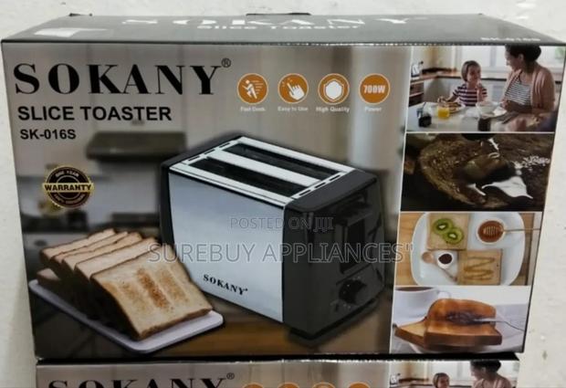 Sokany Electric 2 Slice Bread Toaster New - main view