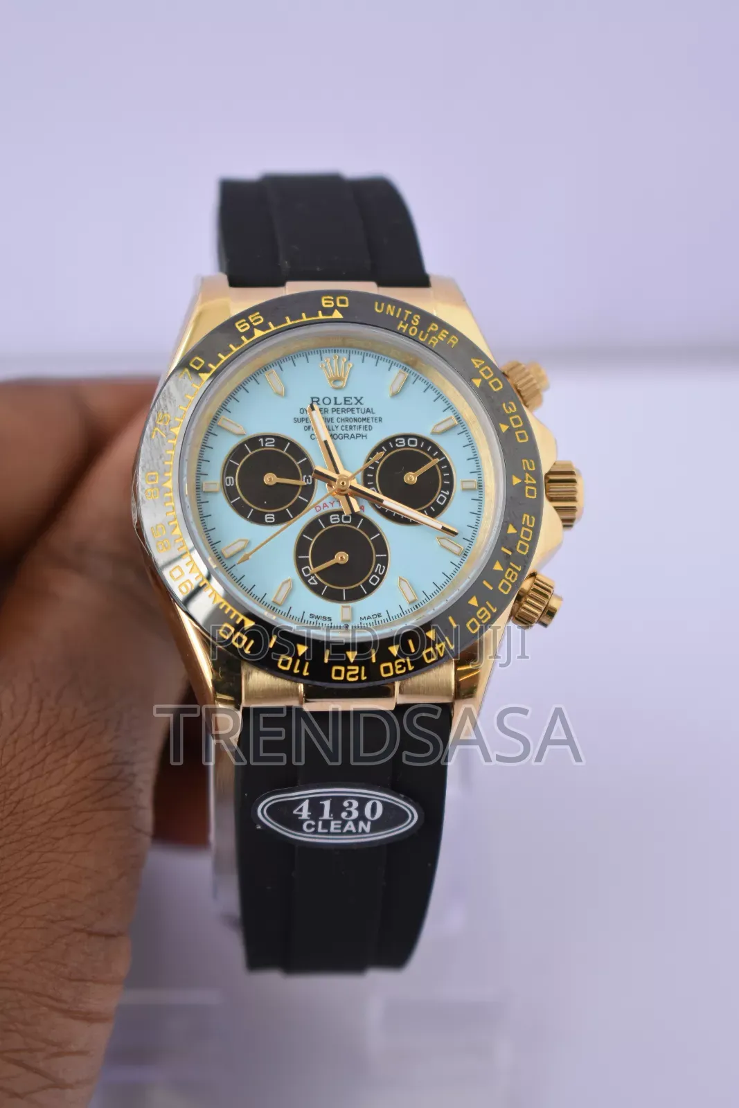 Rolex Daytona Yellow Gold With Turquoise Blue Lacquer Dial