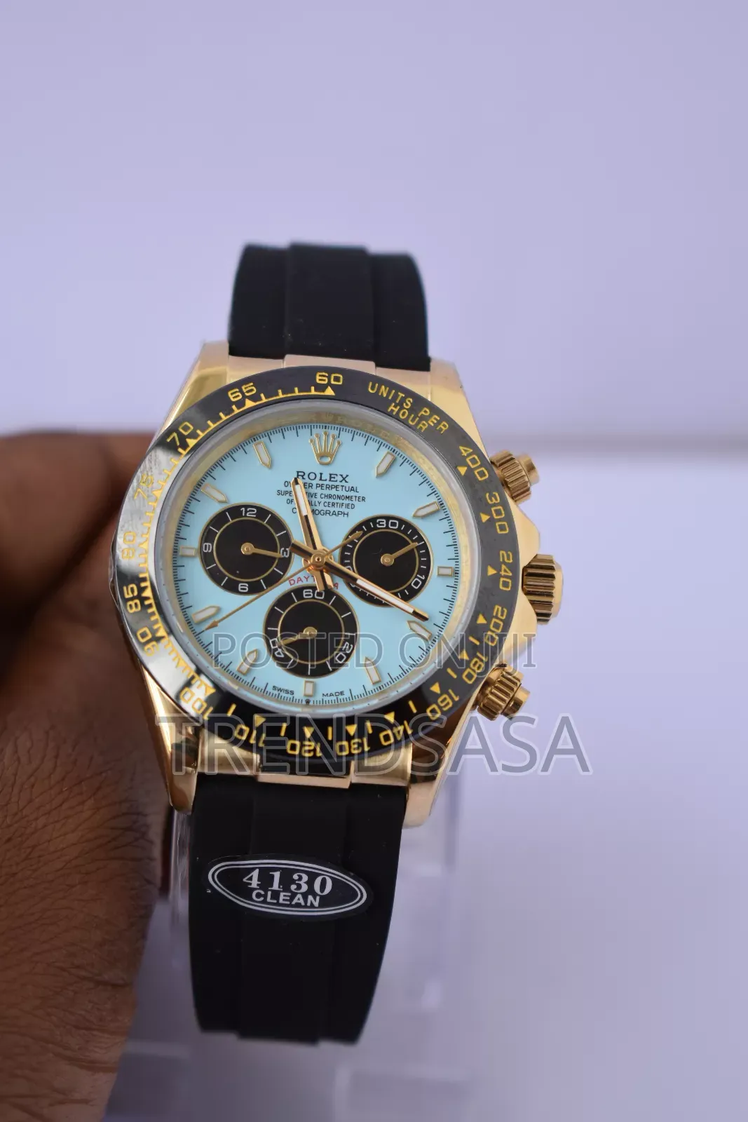 Rolex Daytona Yellow Gold With Turquoise Blue Lacquer Dial