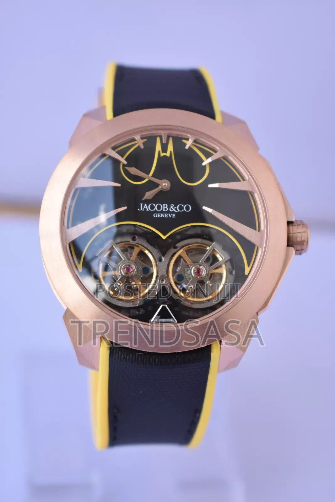 Jacob and Co Gotham City Rose Gold Batman Watch