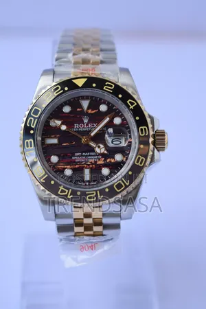 Rolex G M T Master Ii Tiger Iron Dial Two Tone Watch