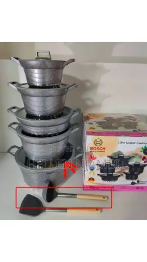 12pcs Bosch Cookware With Silicone Lids