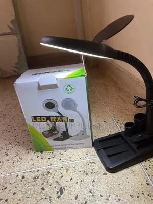 Magnifying Glass Magnifier Lamp Desk Adjustable Light