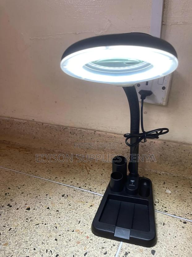 Magnifying Glass Magnifier Lamp Desk Adjustable Light - thumbnail 5