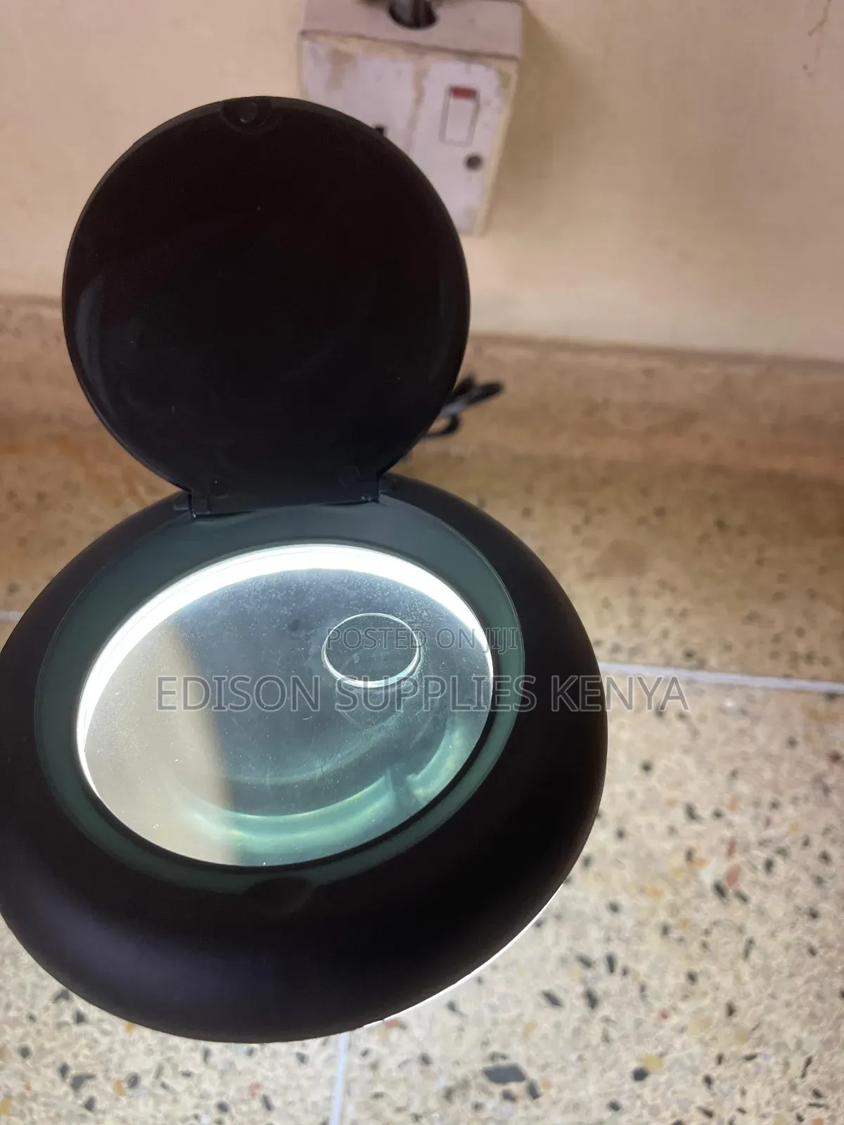 Magnifying Glass Magnifier Lamp Desk Adjustable Light