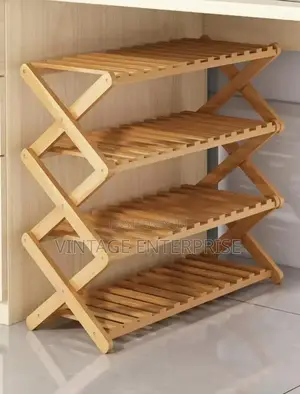 4 Tier Stackable Shoe Rack