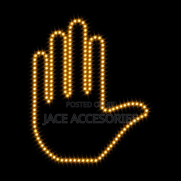 Universal  Car Window Middle Finger Gesture  Lights - thumbnail 2