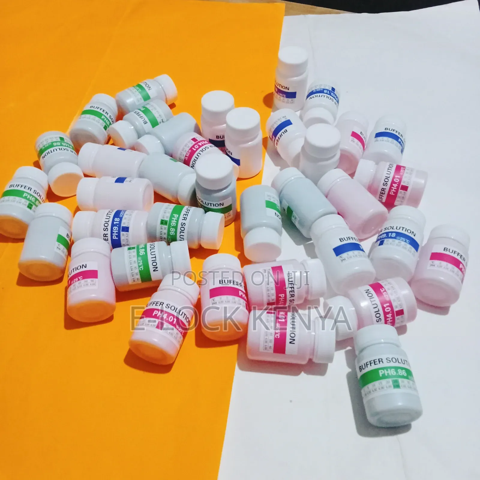 Colour Coded Ph Buffer Solutions