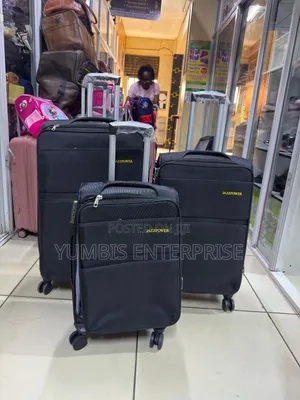 Fabric Material Quality Suitcases Set in 3 in 1