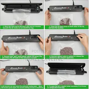 Automatic Vacuum Sealer Machine Food Saver Dry & Moist Modes