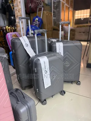 3 in 1 Dark Grey Suitcase Sets Rubber (72cm,66cm,56cm Height