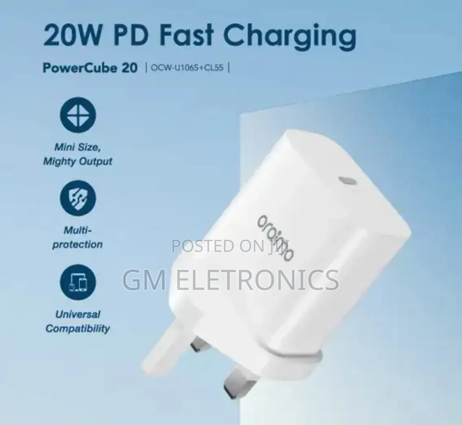 Fast Charge 20w Type C to C Full Charger-Universal.