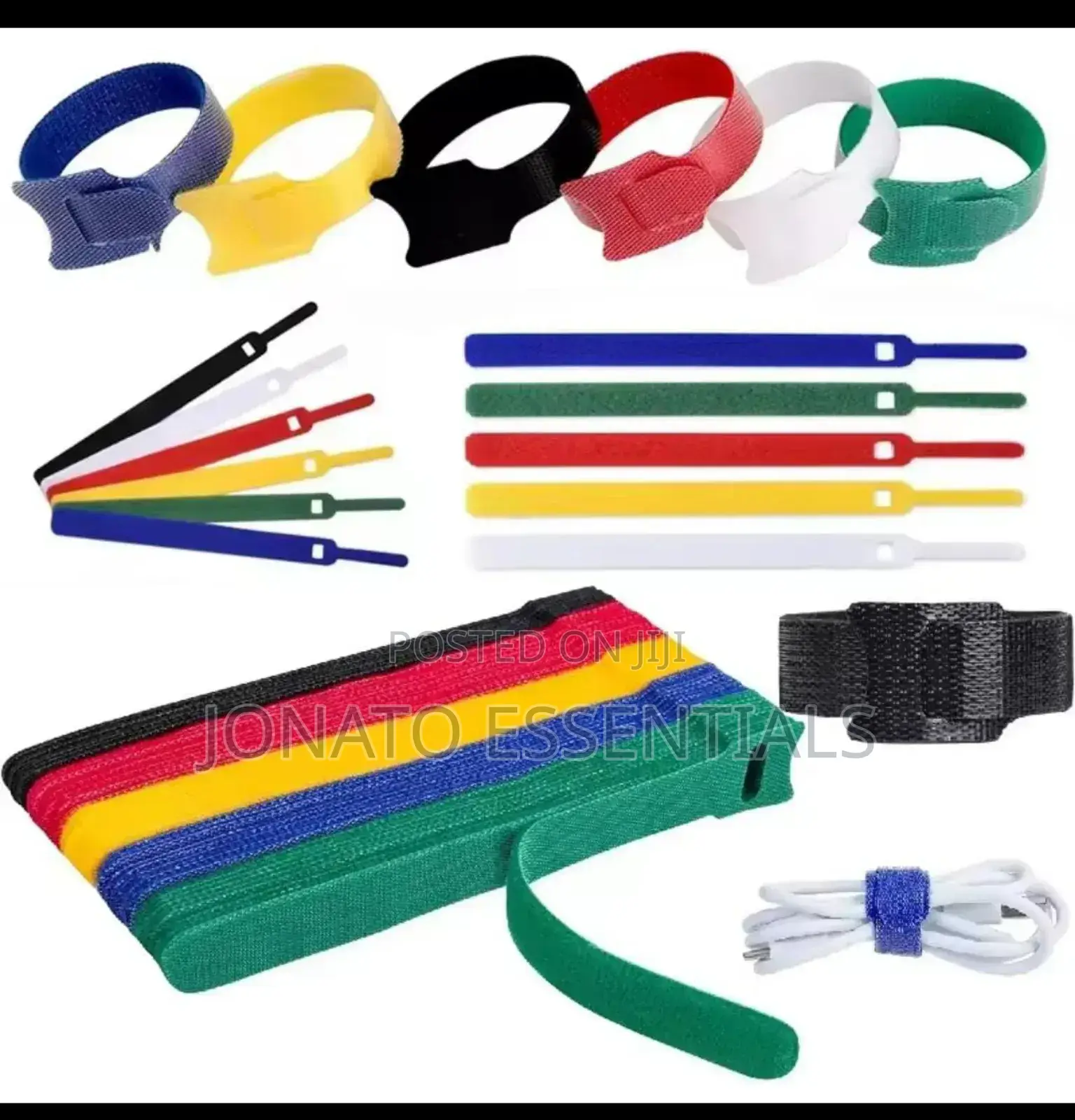 10 Piece Cable Organizer Ties Set