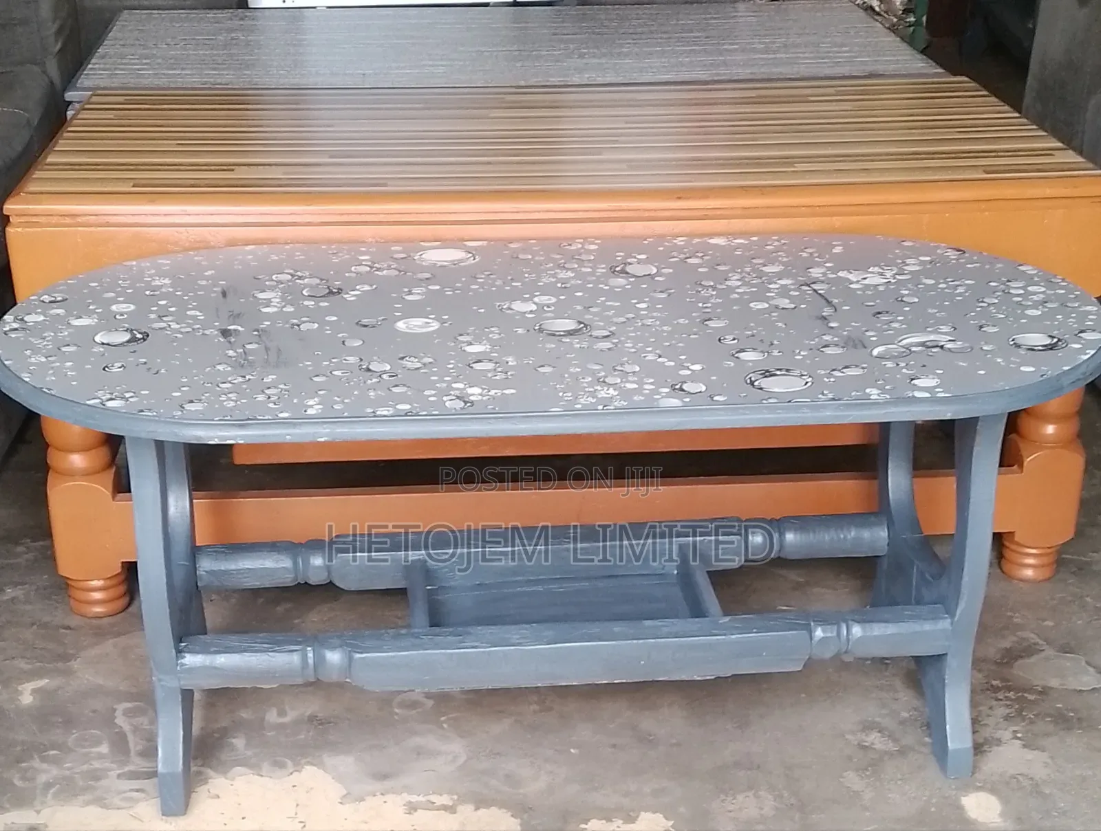 Saksua Meza Ya Mbao Fiti-Oval 3.5 by 20-2499