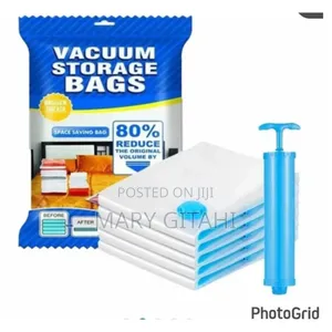 Space Saving,Vacuum Storage Bags* Has 5pcs-50*70 Cm×2,60*80