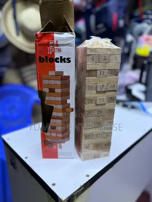 54pcs Jenga/Block's Games Available