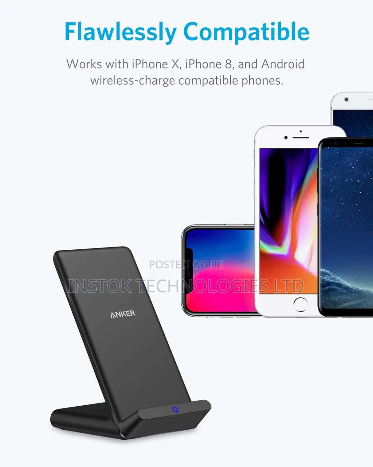 Anker Powerport Wireless 5w Stand Charger