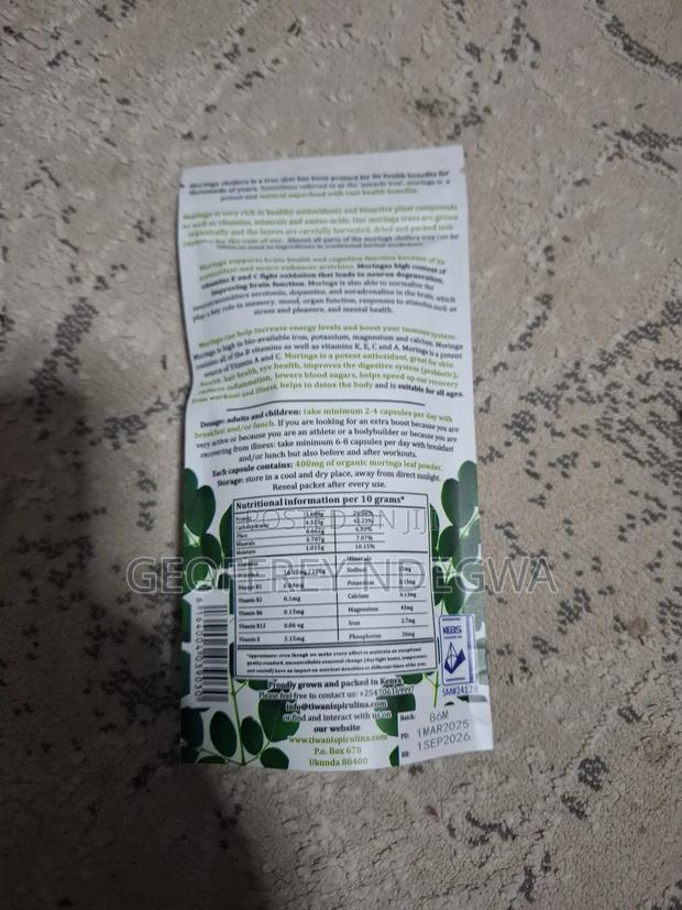 Moringa Capsules - thumbnail 3