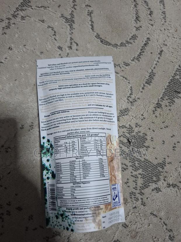 Spirulina Baobab Powder - thumbnail 3