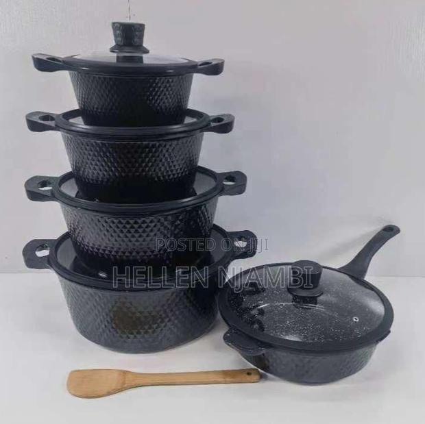 11pcs Non-Stick Bosch Cookware Set With Silicone Lids