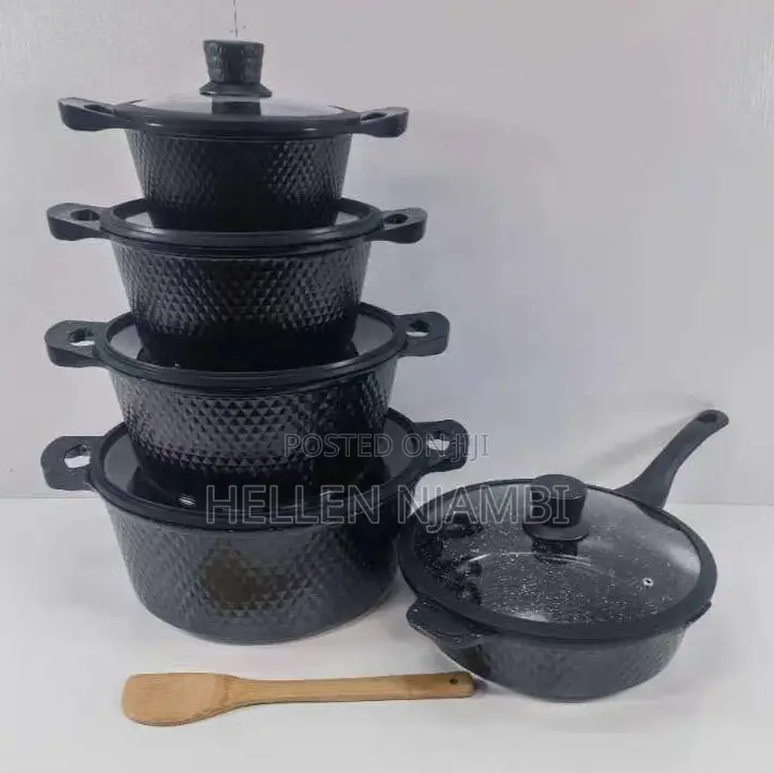 11pcs Non-Stick Bosch Cookware Set With Silicone Lids