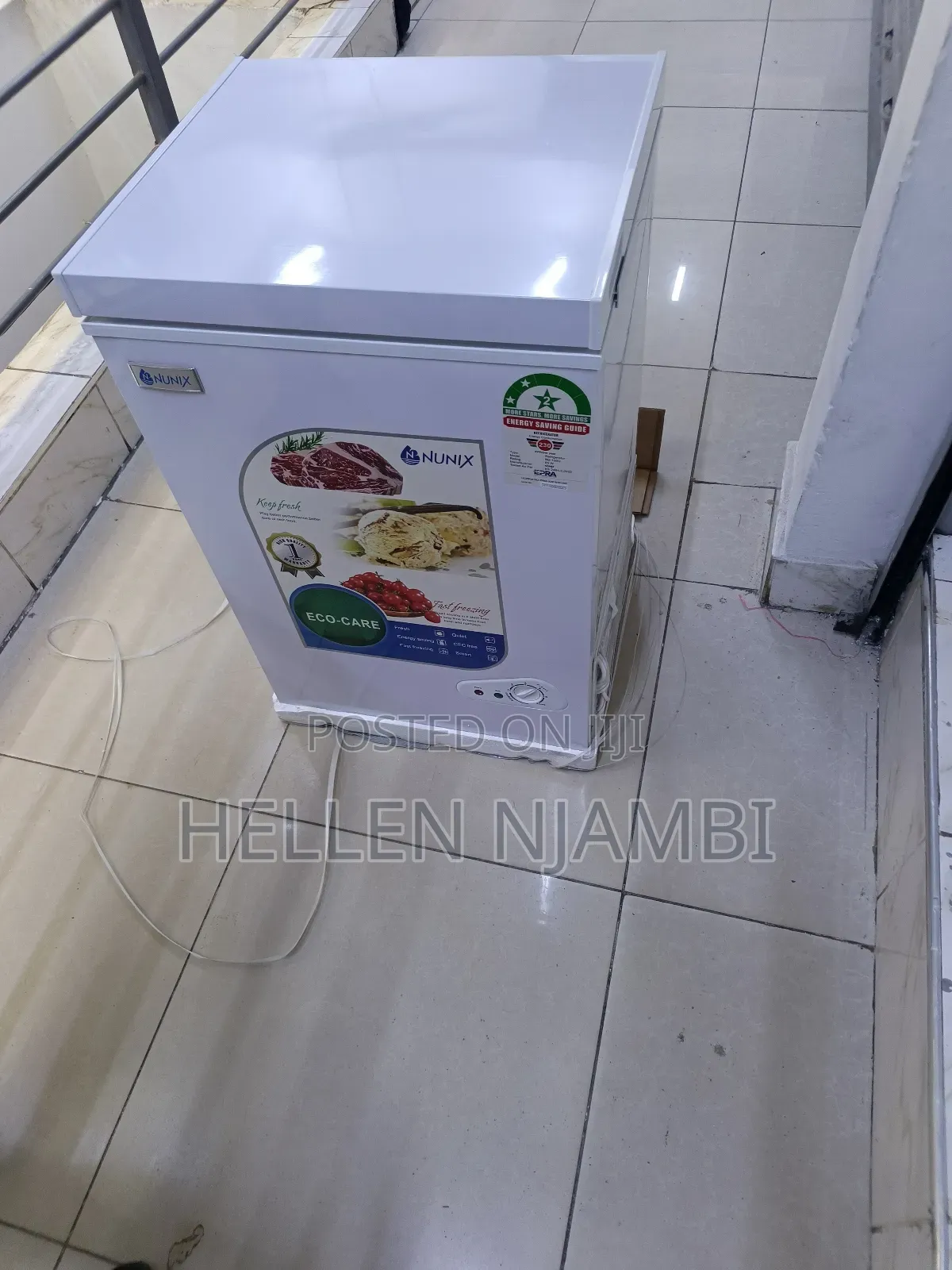 Nunix 100l Chest Freezer White
