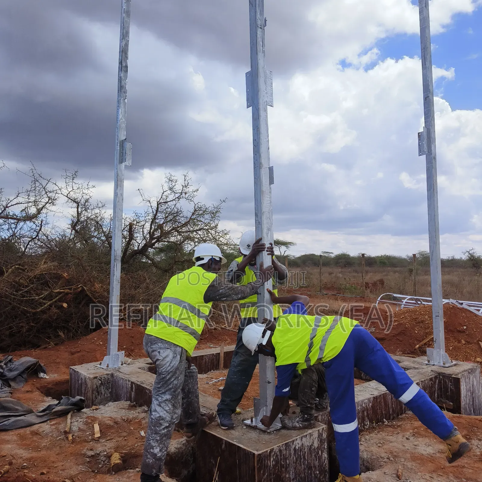 Strong Steel Water Towers for Borehole Storage