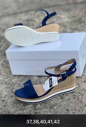 Dune Suede Strap Wedges Size 37-42