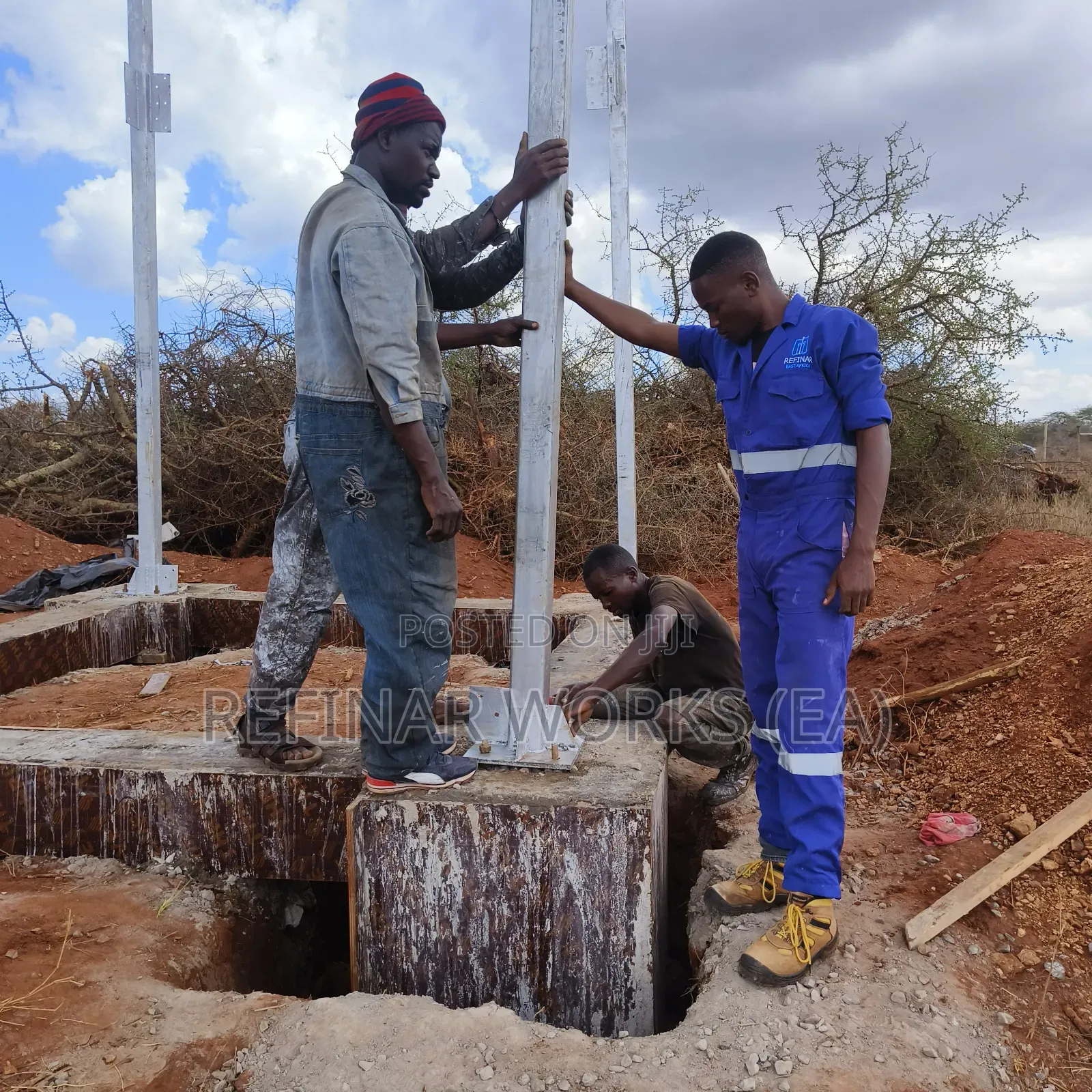 Strong Steel Water Towers for Borehole Storage