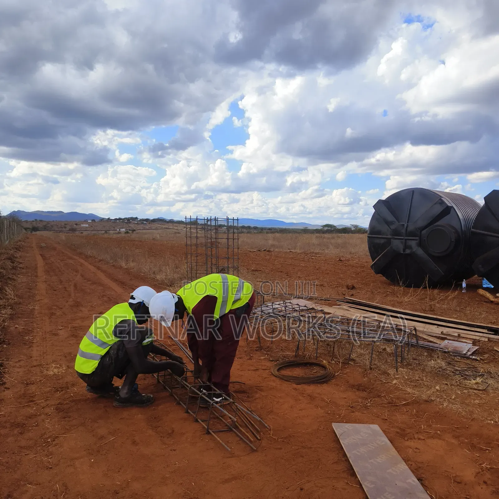 Strong Steel Water Towers for Borehole Storage