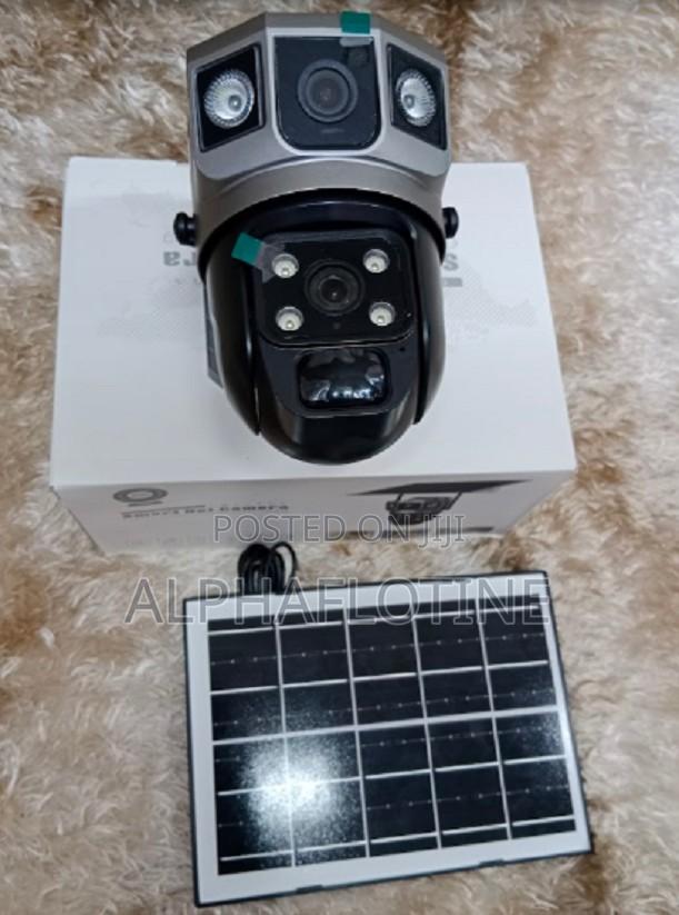 Solar Camera 4g Dual Lens With Sim Slot 4mp PTZ