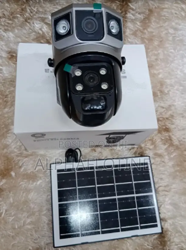 Solar Camera 4g Dual Lens With Sim Slot 4mp PTZ