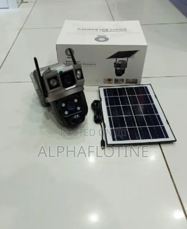 PTZ V380 Dual Lens 4g Camera Solar Pir Human