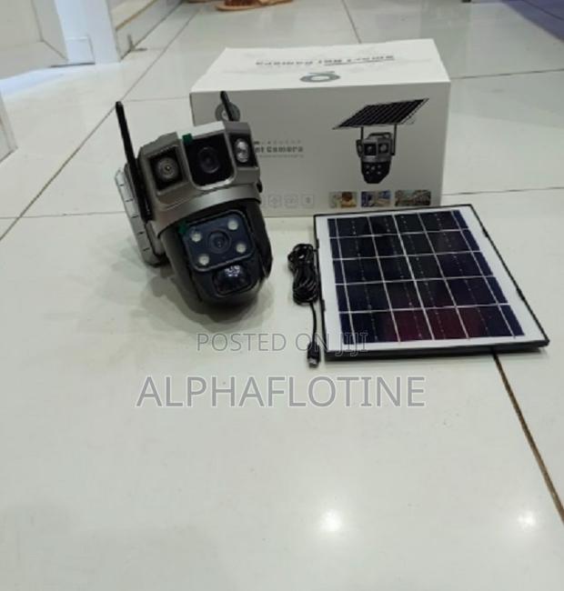 Solar Sim Card Solar Camera V380 Pro Dual Lens