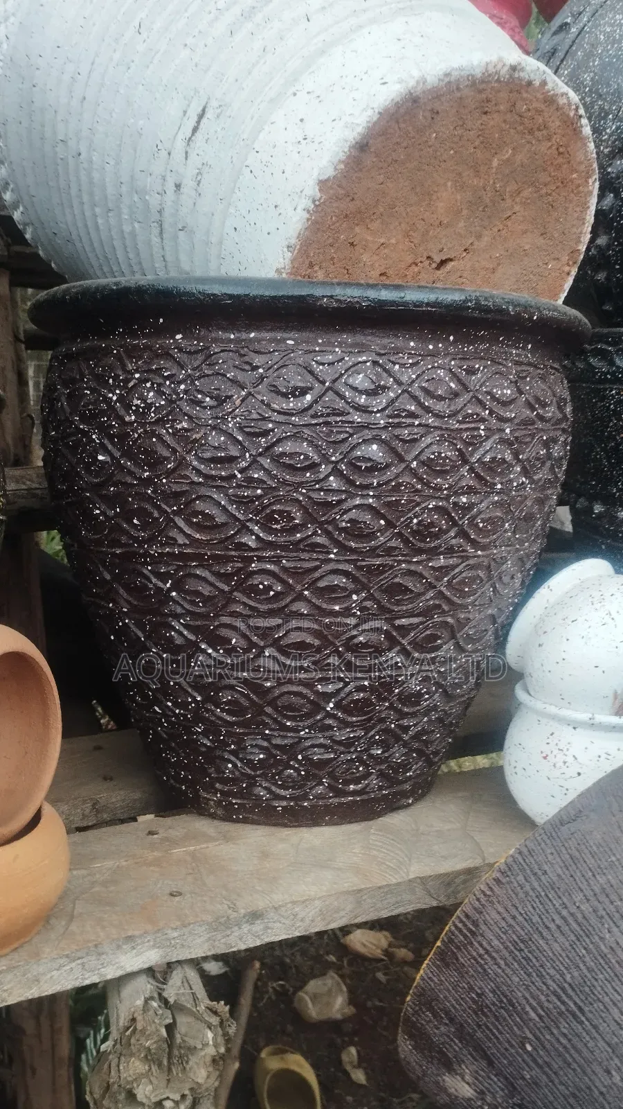 Terracotta Copper Leaf Pots,Claypots
