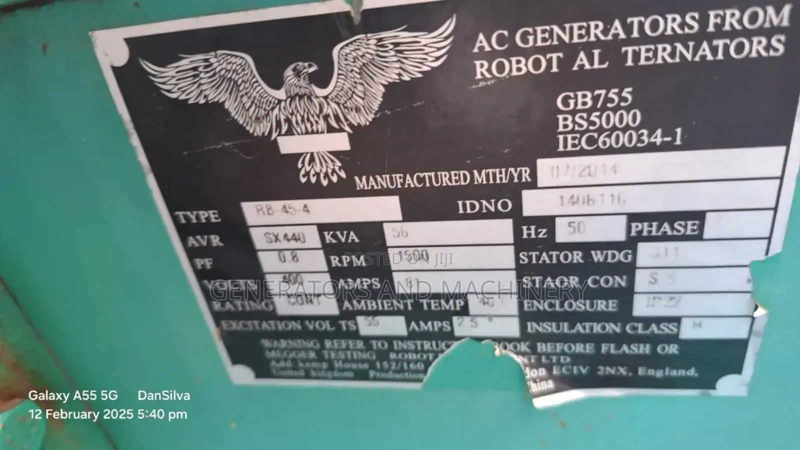 Ac Generators 60kva