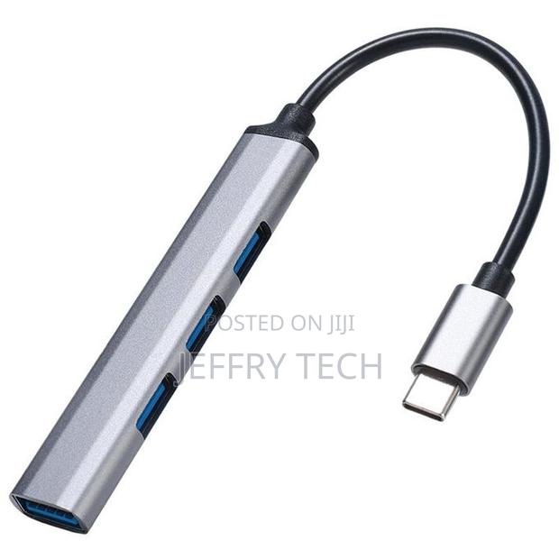 Usb Extension Hub 4 Ports Expander Usb3.0 Otg Type C Hub Mul