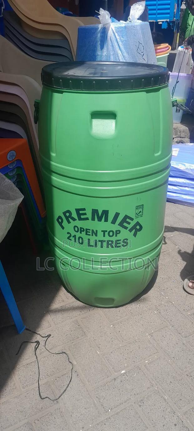 Green Open Top 210ltrs Tank