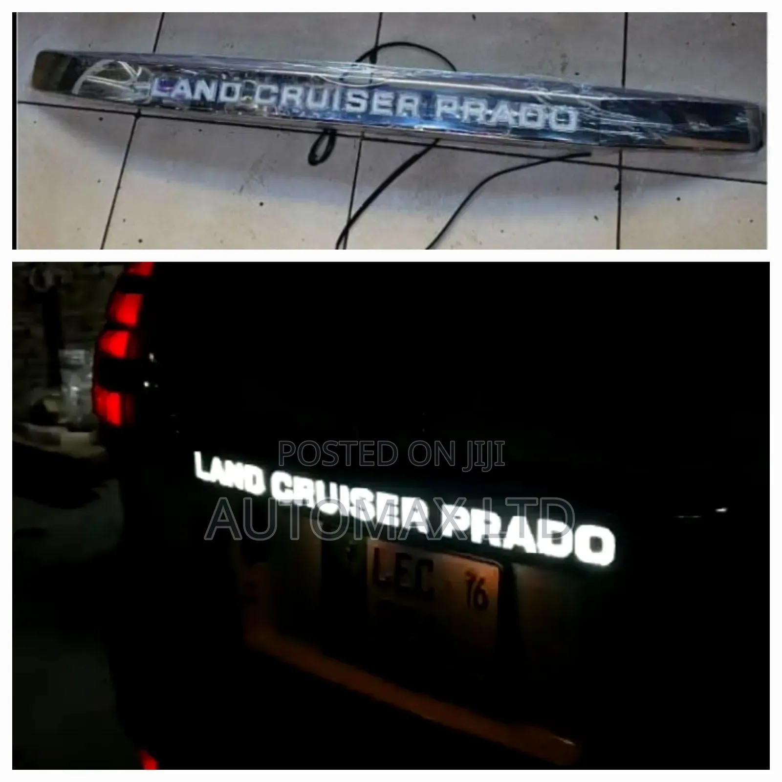 J150: Toyota Land Cruiser Prado, Rear Tailgate Chrome Led