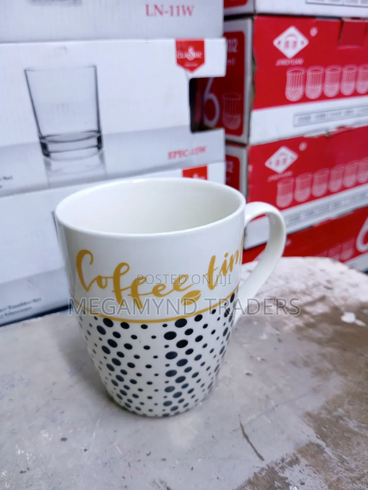 6pc Tea Cups / Ceramic Mugs