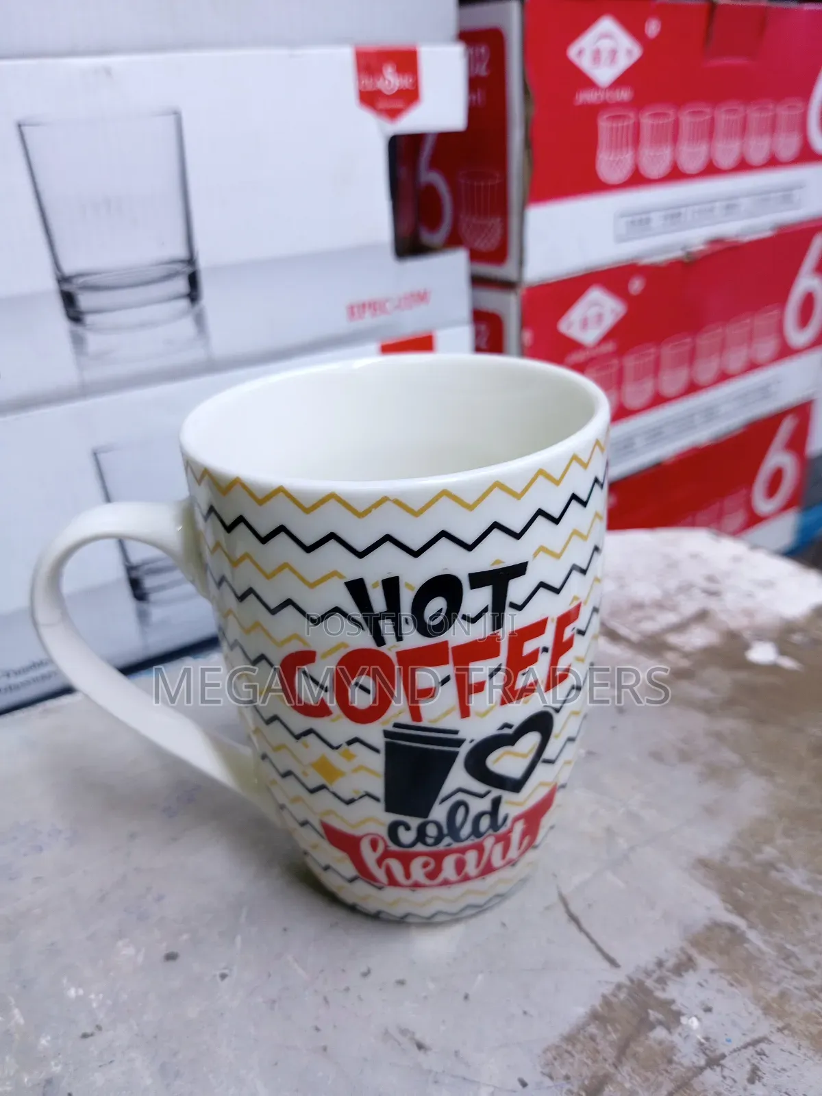 6pc Tea Cups / Ceramic Mugs
