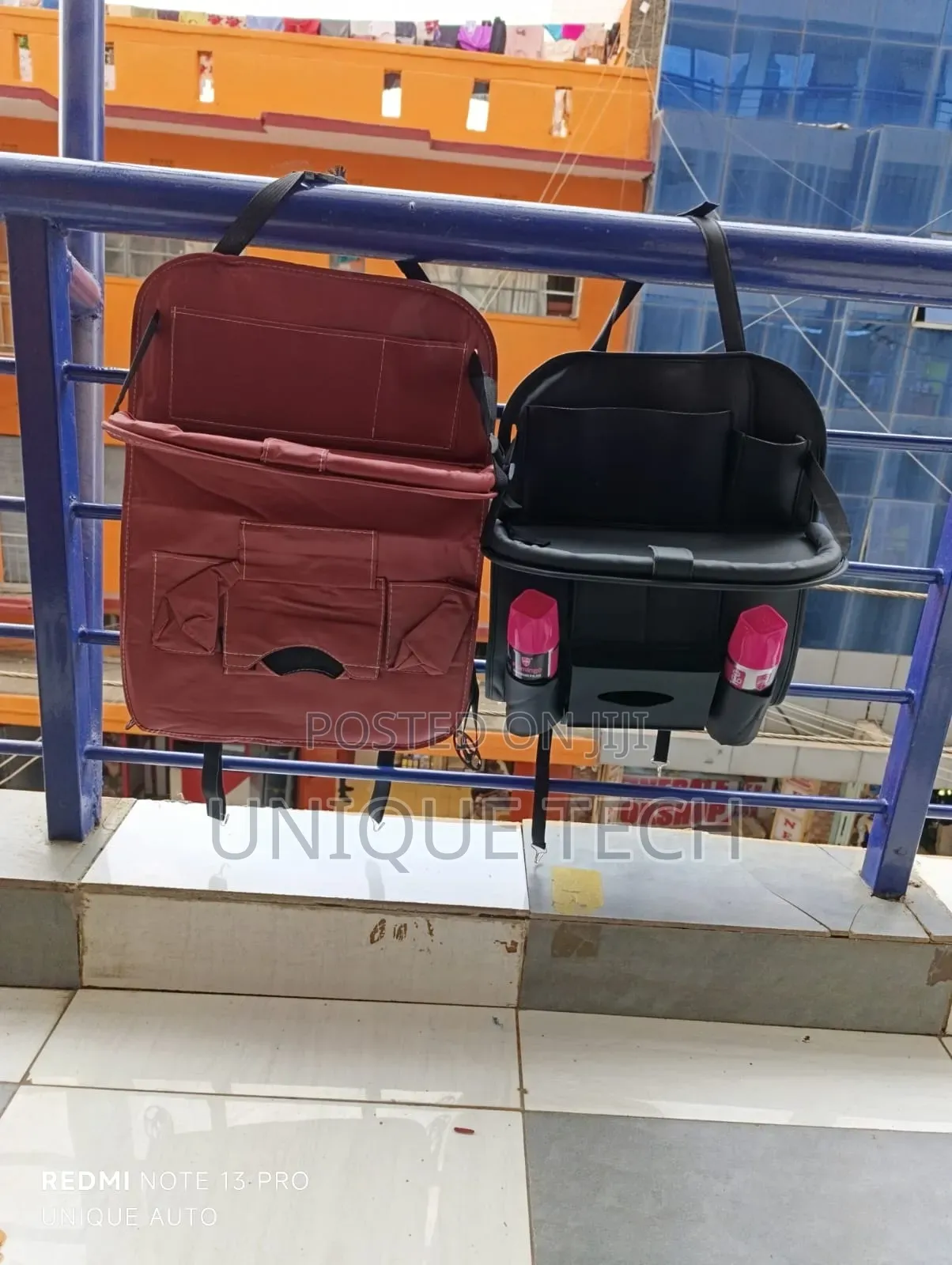 Backseat Organizer With Foldable Table /Tray