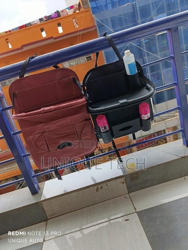 Backseat Storage With Table – Tidy Travel Ready Organizer - main view